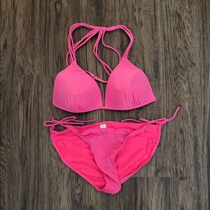 Vibrant Pink Bikini Set
